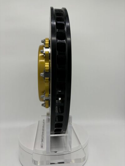 2-piece floating iron rotor side view Performance Brake Systems